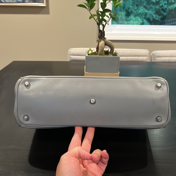 Authentic Dior Women Handbag Diorissimo Gray Leather - Picture 8 of 14